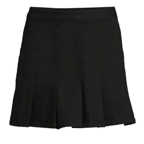 Womens Pleated  Denim School Girl Mini Skirt - Picture 6 of 6